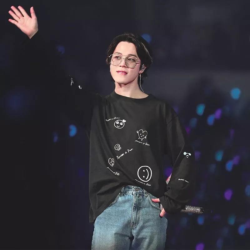 BTS PERMISSION TO DANCE LANGARM T-SHIRT 100% BAUMWOLLE