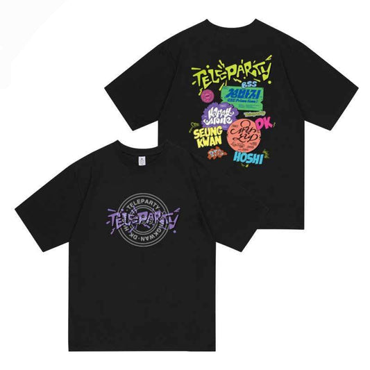 SEVENTEEN MERCH BSS TELEPARTY T-SHIRT 2025 100% BAUMWOLLE (verschiedene Farben)