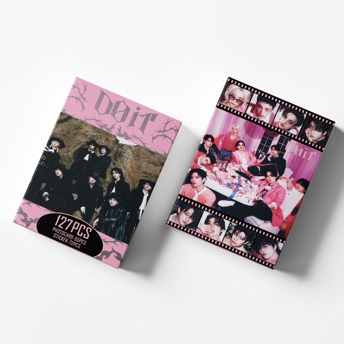 STRAY KIDS MERCH FOTOKARTEN 127 STÜCK DO IT (55 KARTEN + 72 AUFKLEBER)