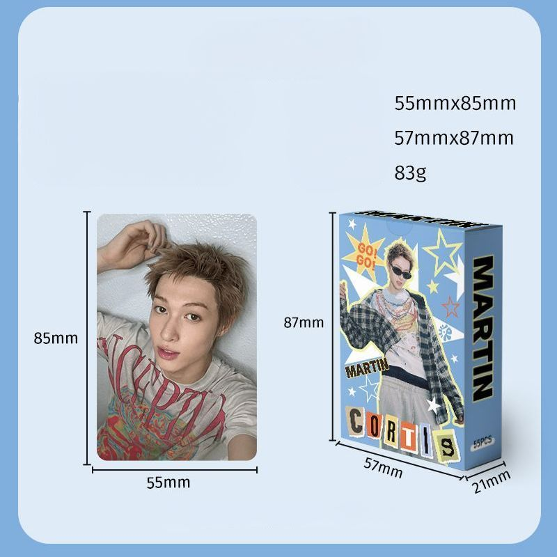 CORTIS-FOTOKARTEN, 55 STÜCK