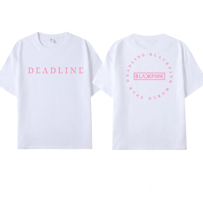 BLACKPINK DEADLINE T-SHIRTS 100% BAUMWOLLE