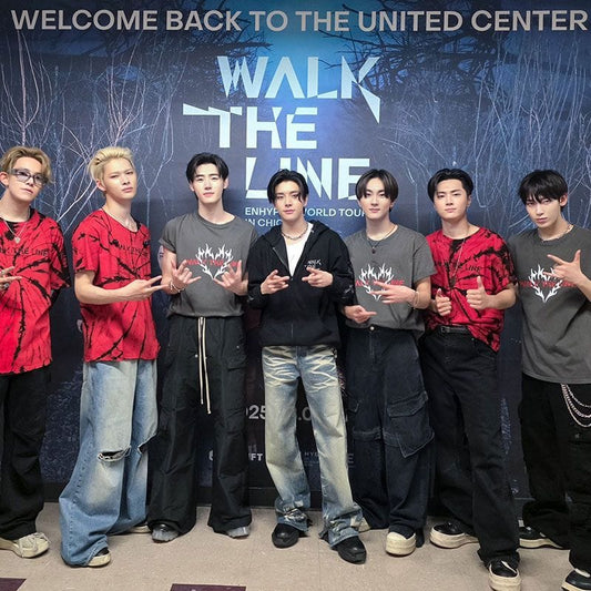 ENHYPEN T-SHIRT 2025 WALK THE LINE 100% BAUMWOLLE