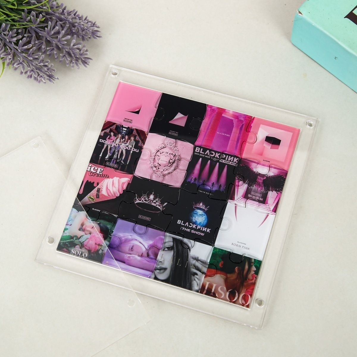 BLACKPINK-ALBEN DEKORATIVES PUZZLE-BRETT