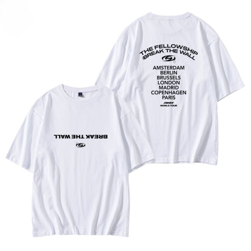 ATEEZ MERCH DIE GESCHWISTER T-SHIRTS: DIE Mauer BRECHEN