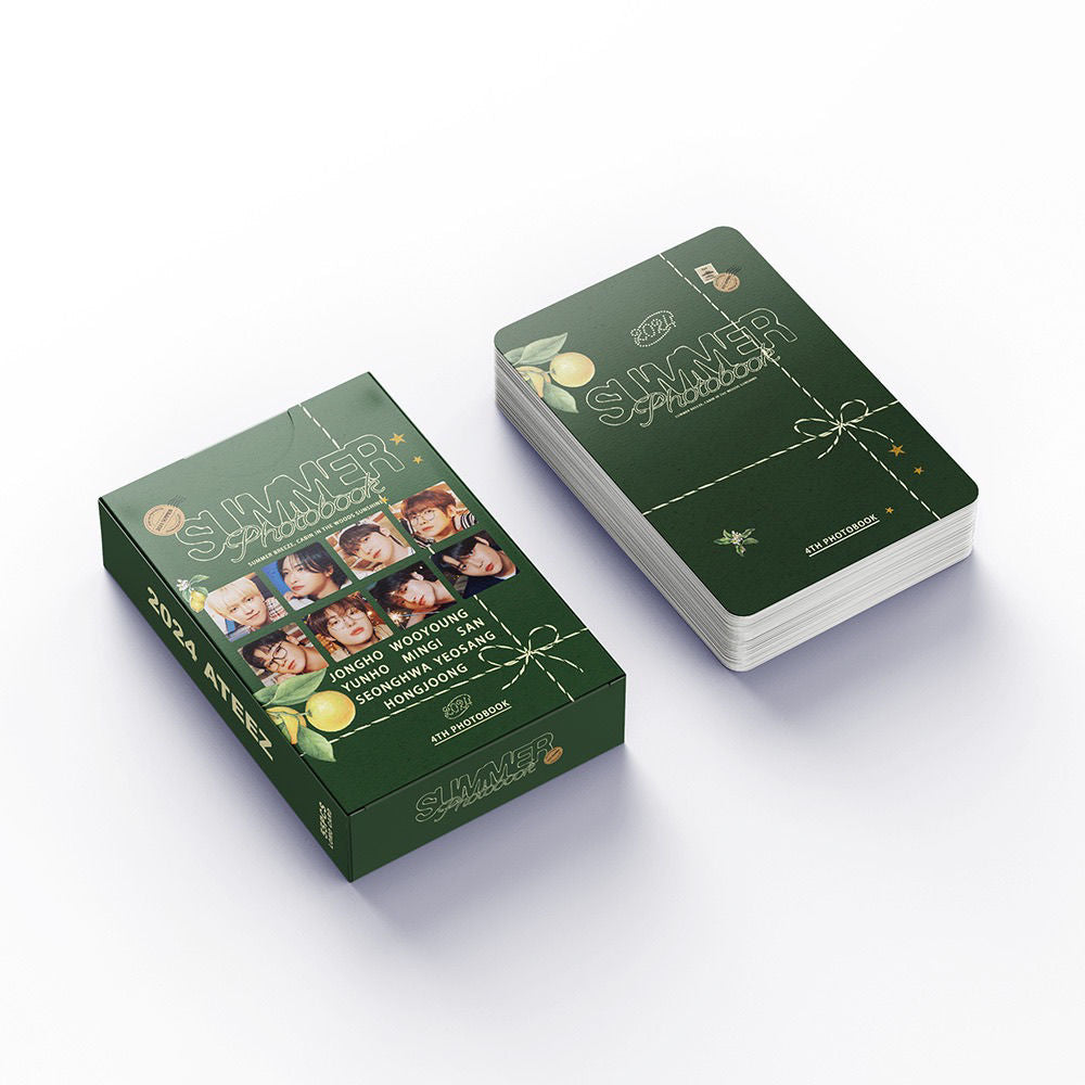 FOTOKARTEN ATEEZ SOMMER FOTOBOOK 55 STÜCKE