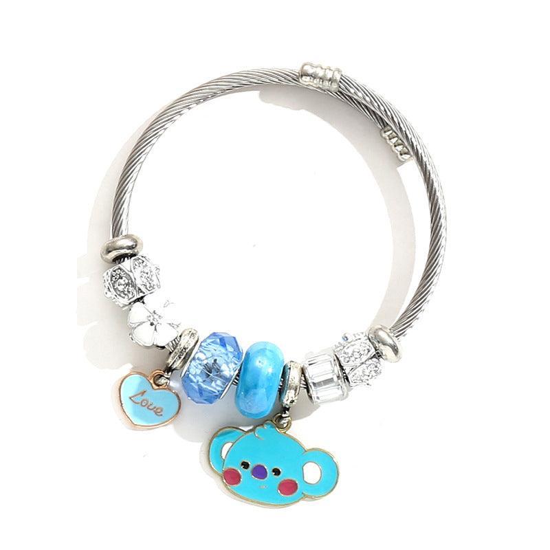 EDELSTAHL BT21/BTS CHARMS ARMBAND (alle Charaktere)