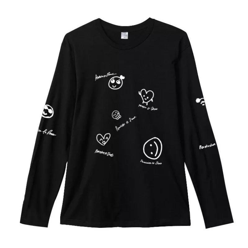 BTS PERMISSION TO DANCE LANGARM T-SHIRT 100% BAUMWOLLE