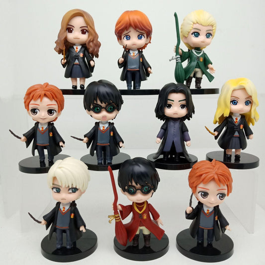 SET MIT 10 ACTIONFIGUREN HARRY POTTER