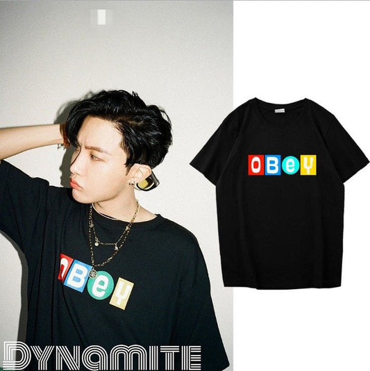 J-Hope OBeY Dynamite T-Shirt, 100 % Baumwolle
