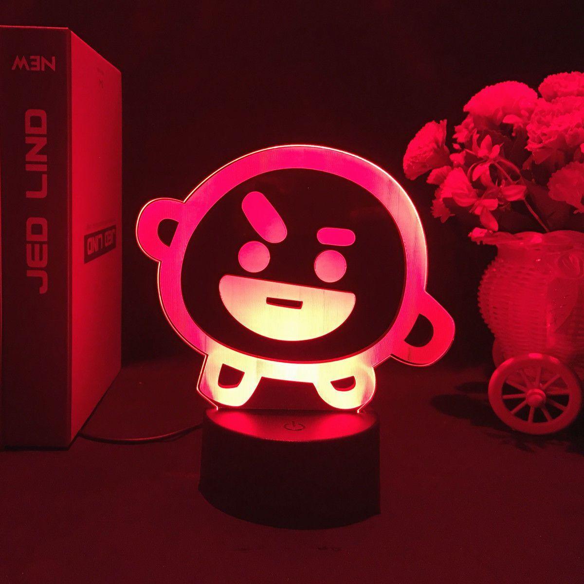 BT21 LAMP LED FARBWECHSELNDES LICHT (16 FARBEN) MIT FERNBEDIENUNG