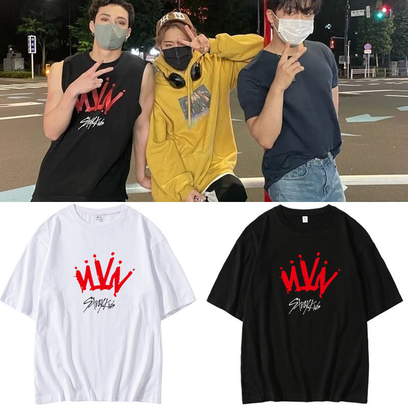 STRAY KIDS MERCH T-SHIRT 100% BAUMWOLLE