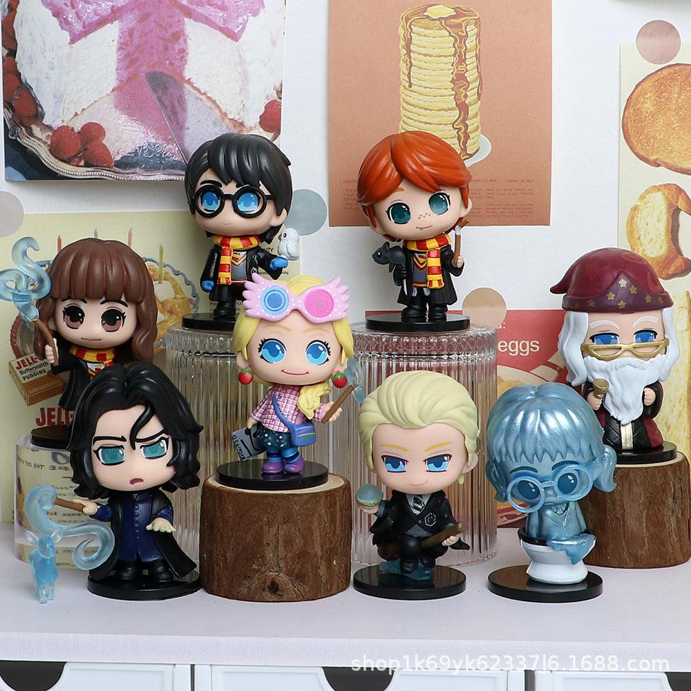 KIT FIGUREN HARRY POTTER 8PÇS