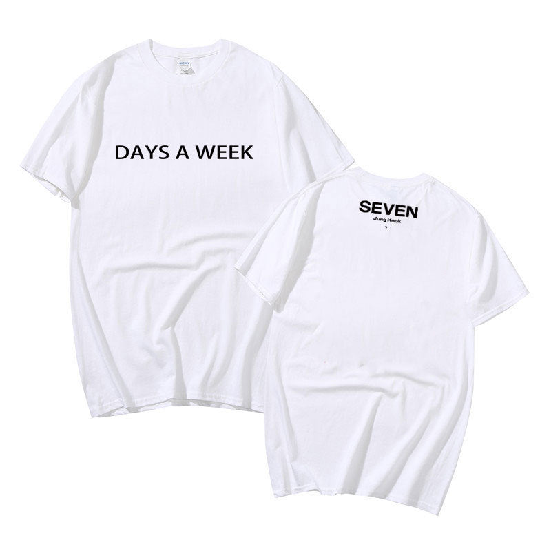 SEVEN JUNGKOOK T-SHIRT 100% BAUMWOLLE