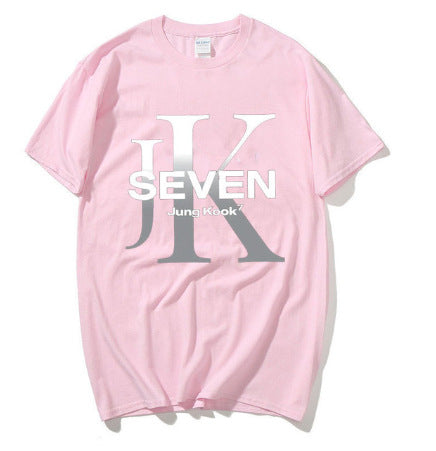 T-SHIRTS BTS JUNGKOOK SEVEN 100% BAUMWOLLE (verschiedene Farben)