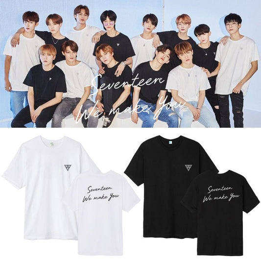 SEVENTEEN MERCH 100% BAUMWOLLE SHIRT (verschiedene Farben)