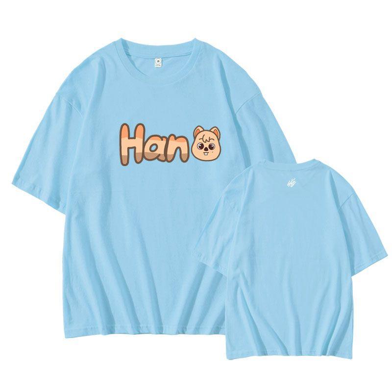 STRAY KIDS SKZOO 100% BAUMWOLLE T-SHIRTS (alle Mitglieder)