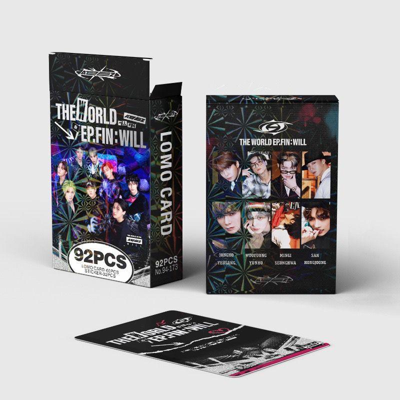 FOTOKARTEN ATEEZ 2024 TOWARDS THE LIGHTKITS 92 STÜCK (60 FOTOKARTEN + 32 STICKER)