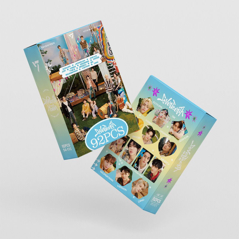 SEVENTEEN SeventeenTh KITS 92 TEILE (60 FOTOKARTEN + 32 KLEBER)
