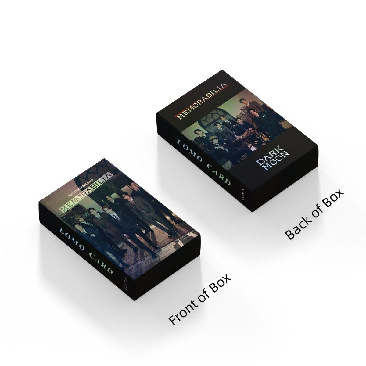 FOTOKARTEN ENHYPEN MEMORABILIA DUNKLE MOND 55 STÜCKE