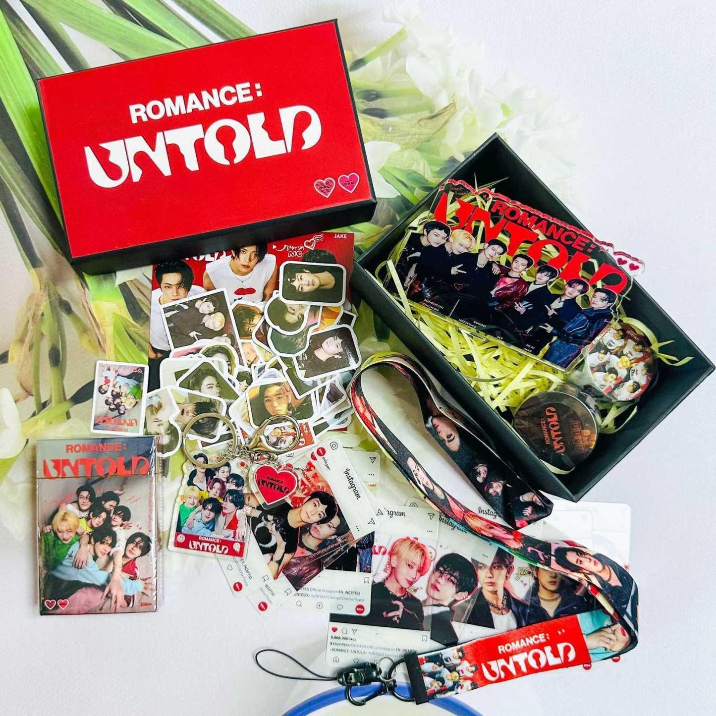 ENHYPEN ROMANCE KIT: UNTOLD 161 TEILE (GESCHENKBOX MIT/ VERSCHIEDENEN ARTIKELN!✨)
