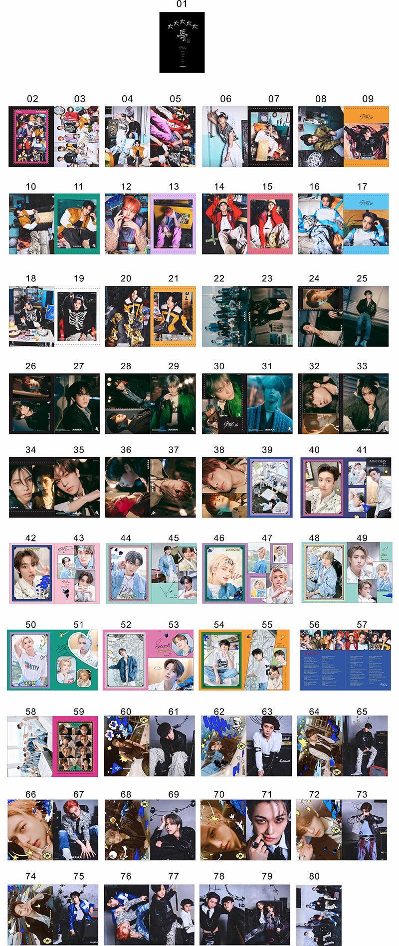 STRAY KIDS FOTOBOOK 80 STÜCK (FOTOBOOK+79 ARTIKEL) VERSCHIEDENE OPTIONEN!✨