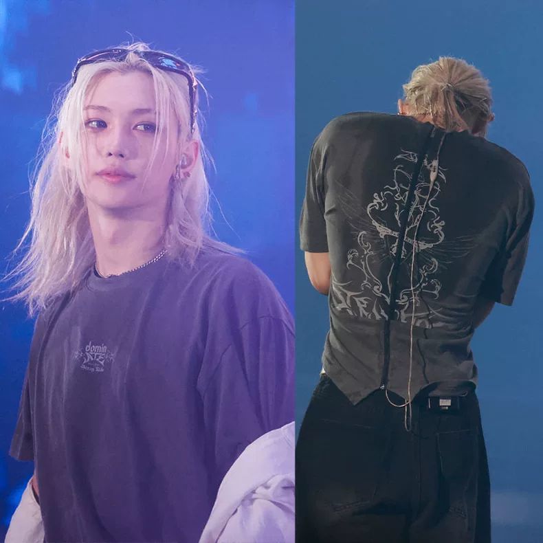 STRAY KIDS MERCH DOMINATE TOUR T-SHIRT 100% BAUMWOLLE