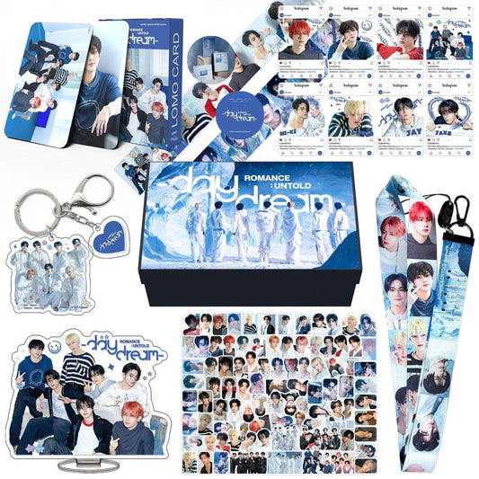 ENHYPEN ROMANCE KIT: UNBEKANNTER TRAUMTAG 159 TEILE (GESCHENKBOX MIT MEHREREN ARTIKELN!✨)