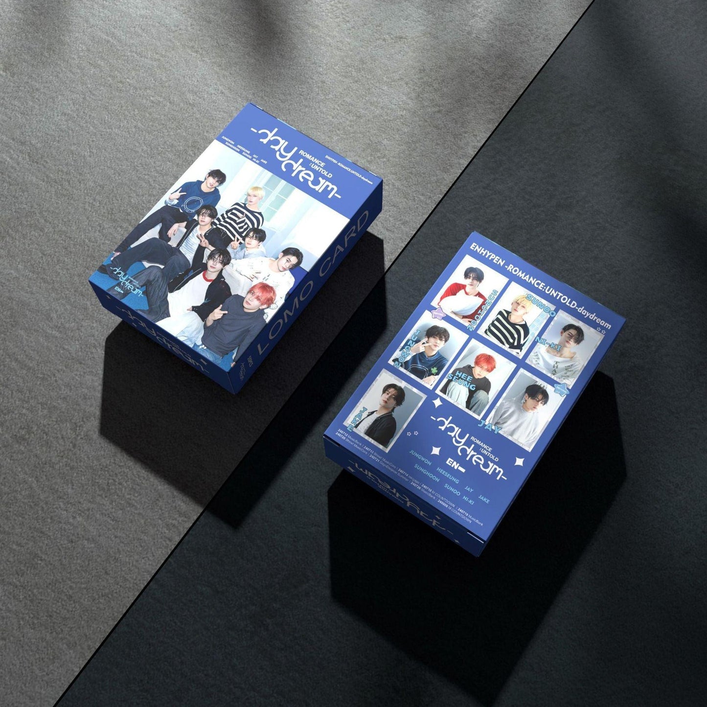 FOTOKARTEN ENHYPEN ROMANCE : UNBEKANNTER TRAUMTAG 55 STÜCKE