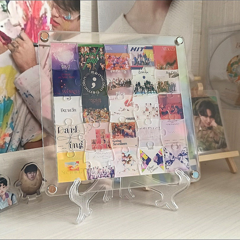 SEVENTEEN MERCH ALBEN DEKORATIVES PUZZLE (2 Größen)