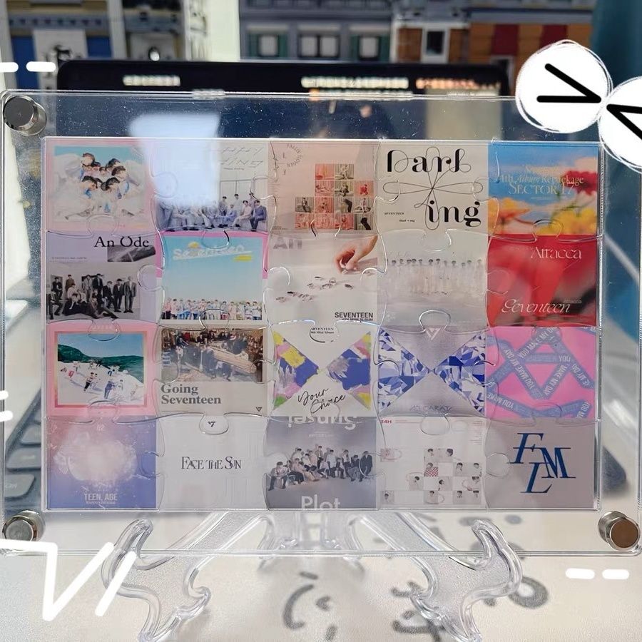 SEVENTEEN MERCH ALBEN DEKORATIVES PUZZLE (2 Größen)