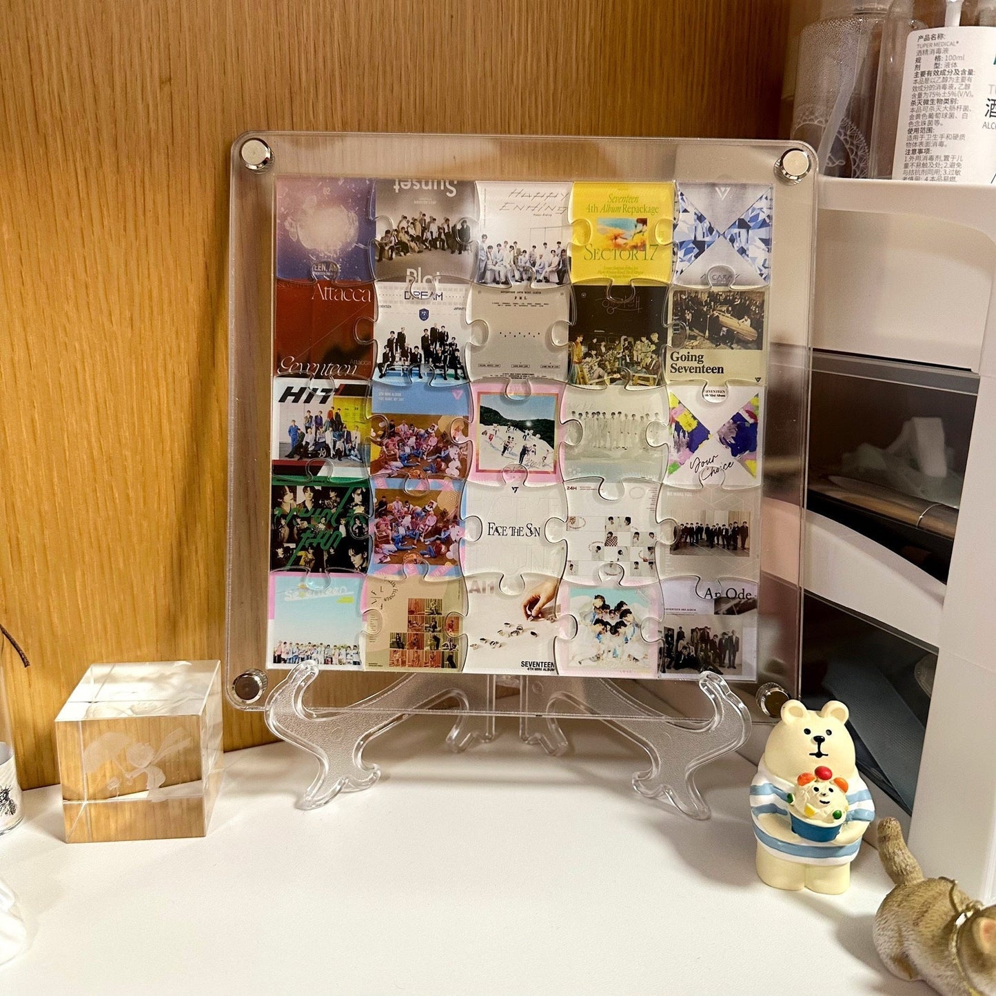SEVENTEEN MERCH ALBEN DEKORATIVES PUZZLE (2 Größen)