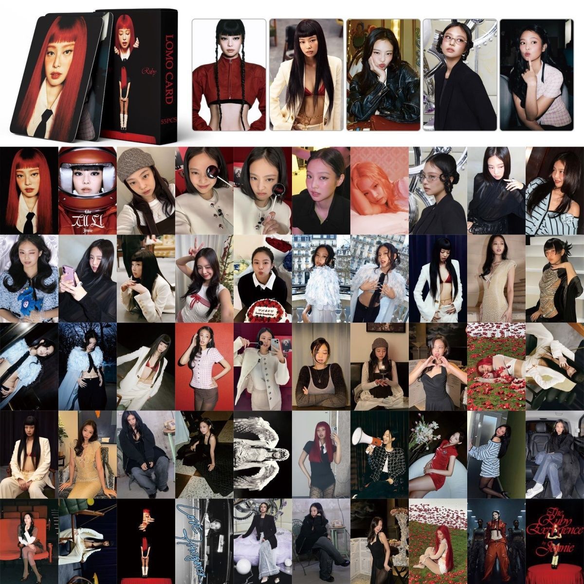 FOTOKARTEN JENNIE RUBY 55 STÜCK