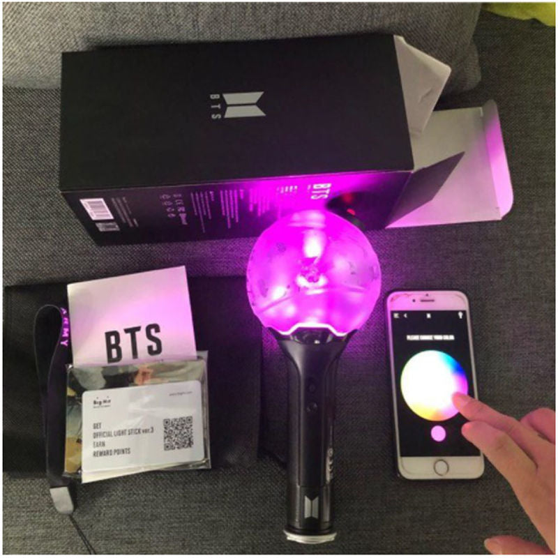 BTS ARMYBOMB - LICHTSTAB MIT FOTOKARTEN VERSION 3 UND VERSION 4