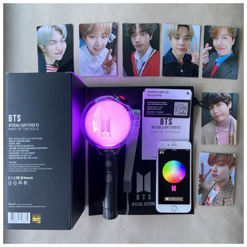 BTS ARMYBOMB - LICHTSTAB MIT FOTOKARTEN VERSION 3 UND VERSION 4