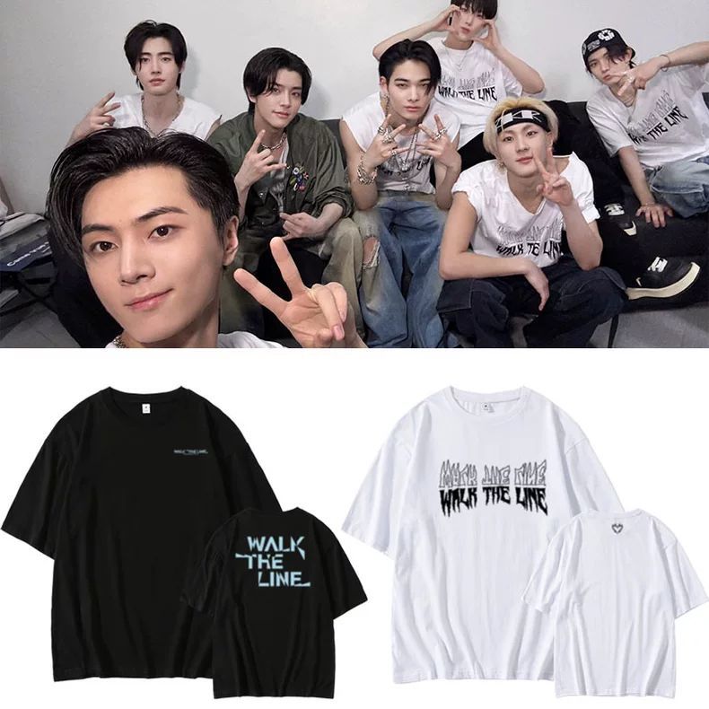 ENHYPEN T-SHIRT 2025 WALK THE LINE 100% BAUMWOLLE