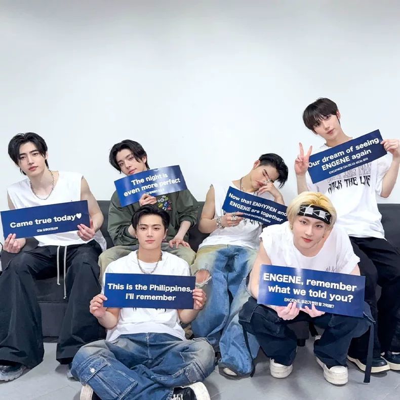 ENHYPEN T-SHIRT 2025 WALK THE LINE 100% BAUMWOLLE