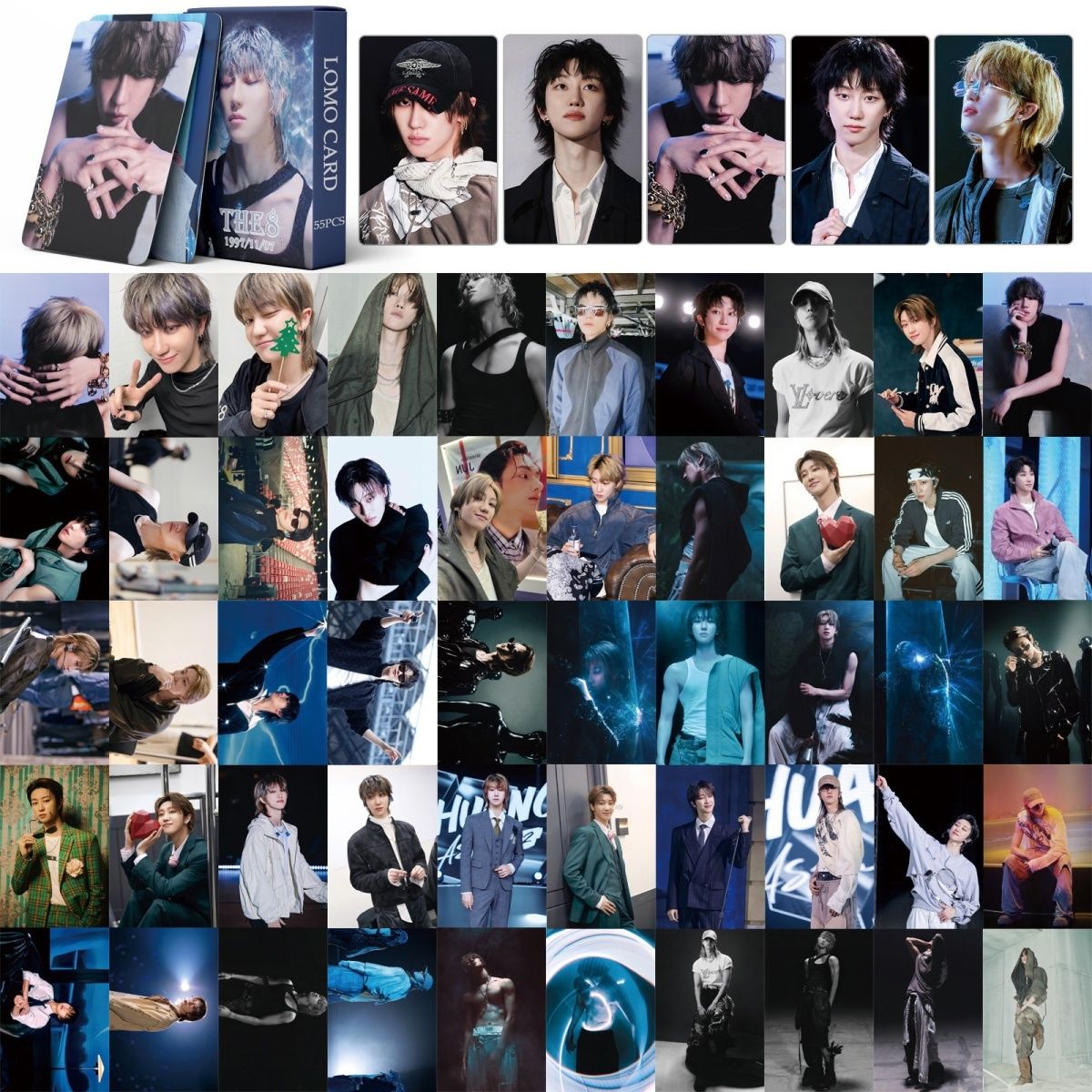 SEVENTEEN MERCH DIE 8 FOTOKARTEN 55 STÜCK