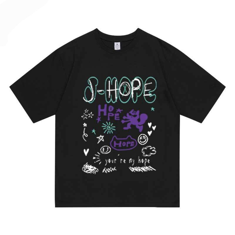JHOPE ON THE STAGE TOUR T-SHIRTS 100% BAUMWOLLE