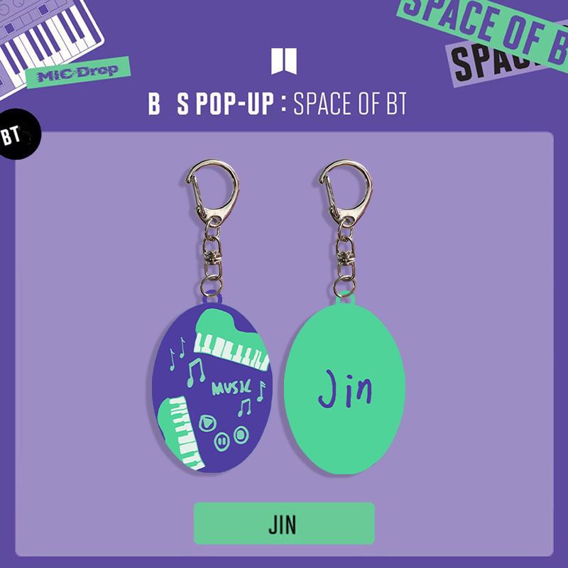 BTS MERCH SET AUS 7 POP UP SCHLÜSSELANHÄNGER