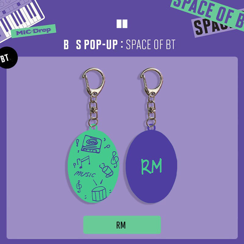BTS MERCH SET AUS 7 POP UP SCHLÜSSELANHÄNGER