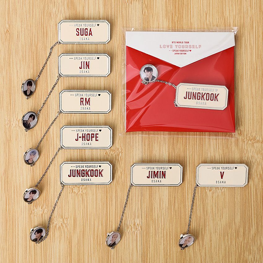 BTS-Merchandise-Anstecker zur Love Yourself Tour