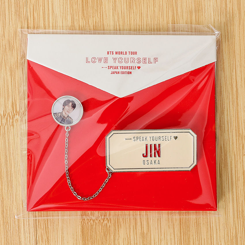 BTS-Merchandise-Anstecker zur Love Yourself Tour