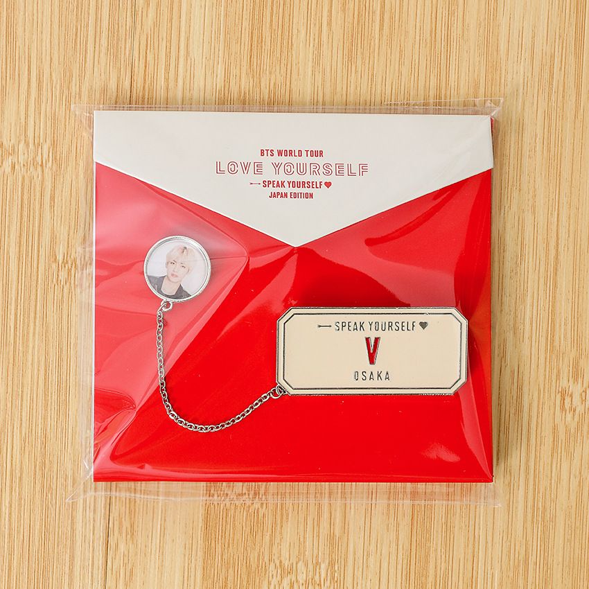 BTS-Merchandise-Anstecker zur Love Yourself Tour
