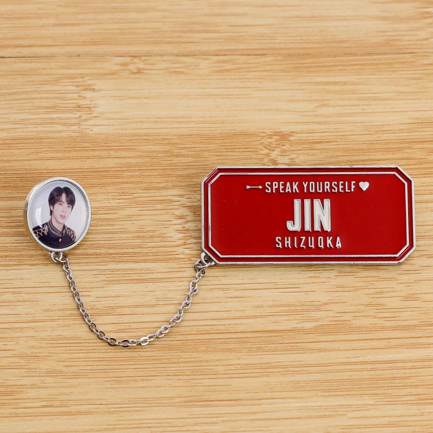 BTS-Merchandise-Anstecker zur Love Yourself Tour