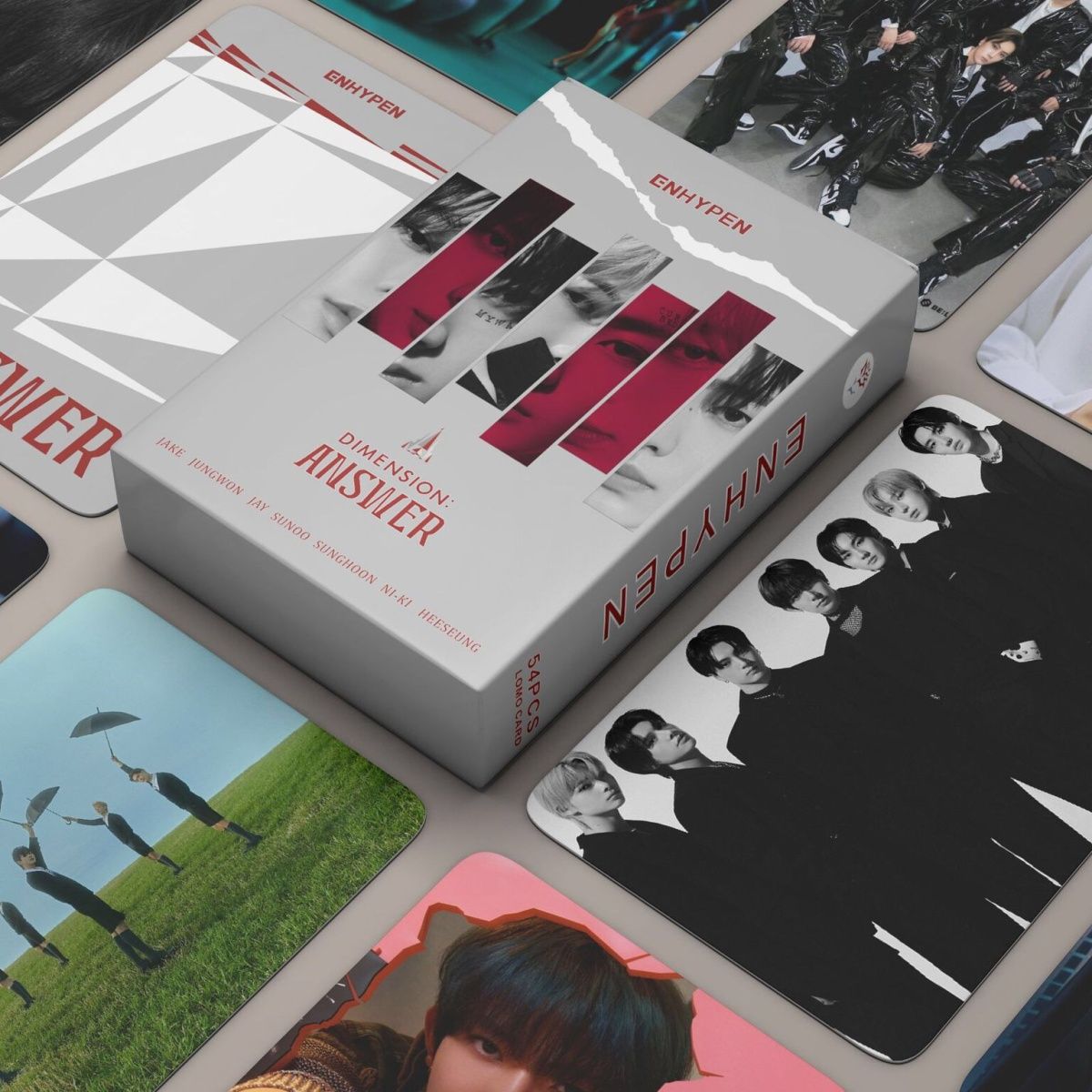 FOTOKARTEN ENHYPEN DIMENSION: ANTWORT 55 STÜCK