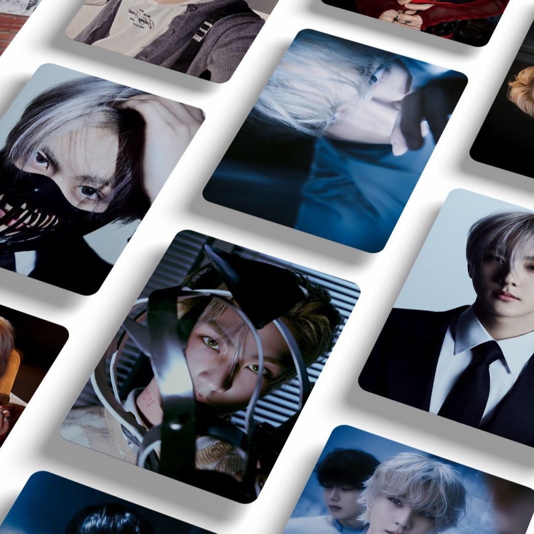 ENHYPEN FOTOKARTEN 127 STÜCK (55 Fotokarten + 72 Aufkleber)