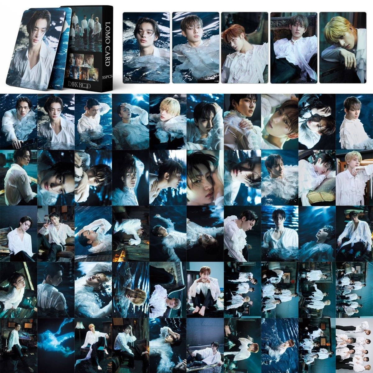 FOTOKARTEN ENHYPEN DARK BLOOD 55 STK