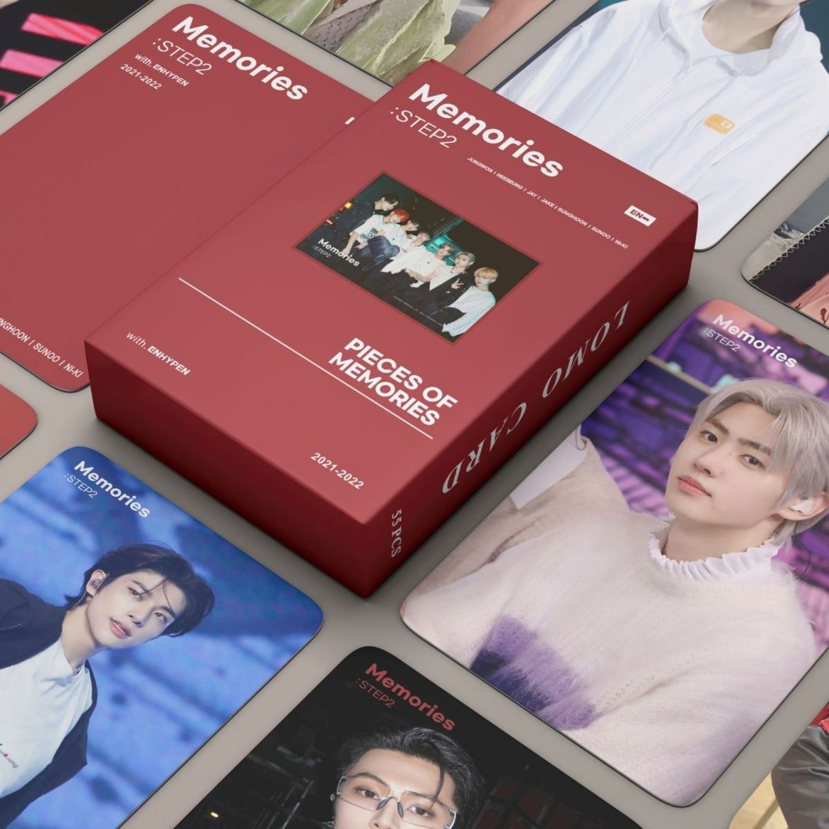 Fotokarten Enhypen Memories: Step 2 55 Stück