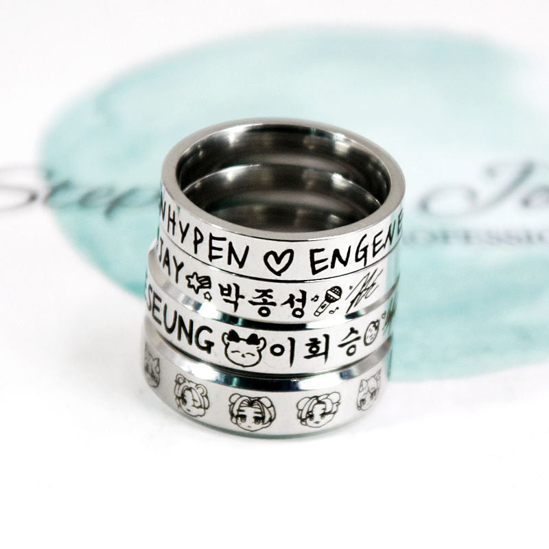 ENHYPEN RINGS alle Mitglieder und OT7