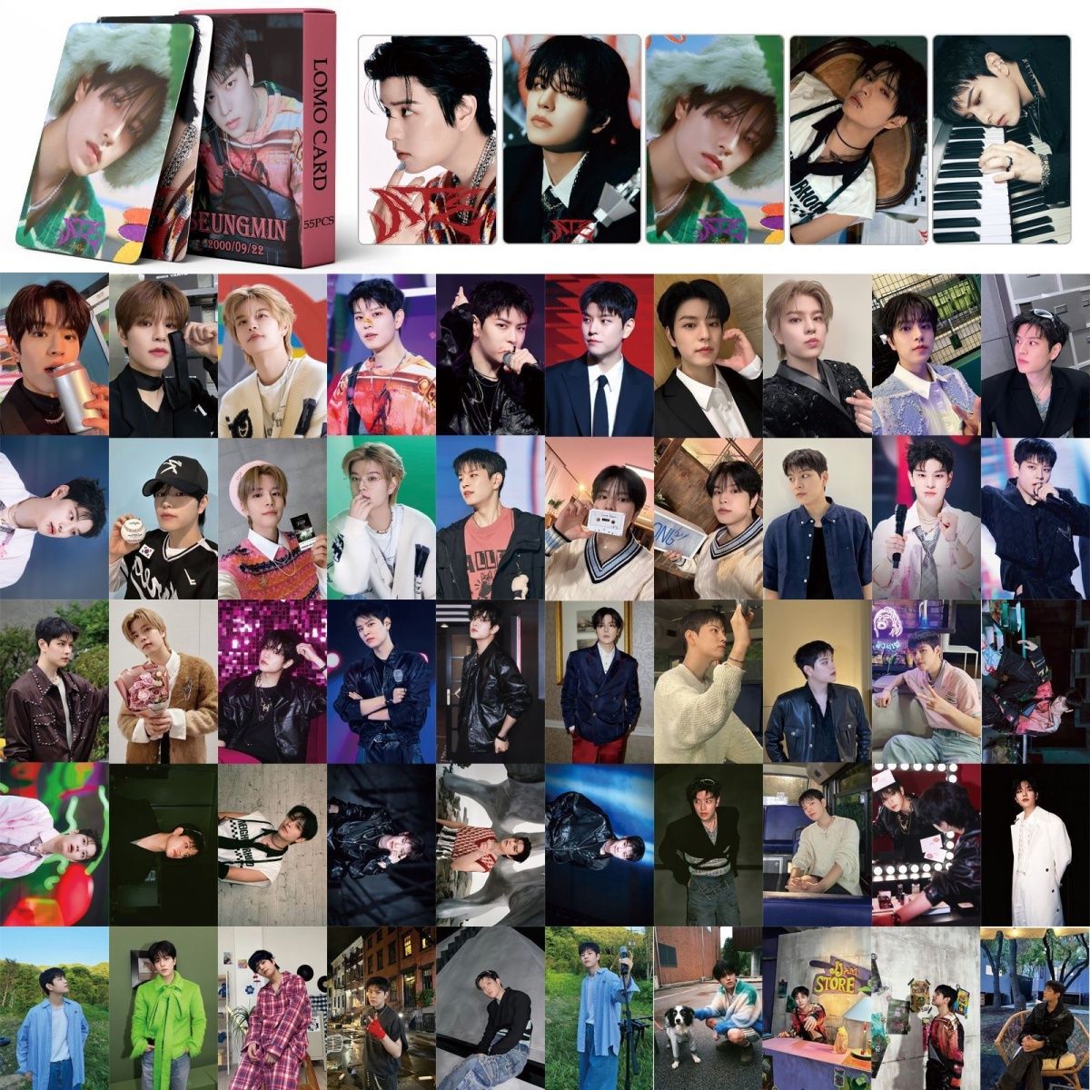 STRAY KIDS FOTOKARTEN KARMA, ATE, HOP, GIANT, 5 STAR, MANIAC, MAXIDENT + VERSCHIEDENE OPTIONEN!✨ (55 STÜCK)